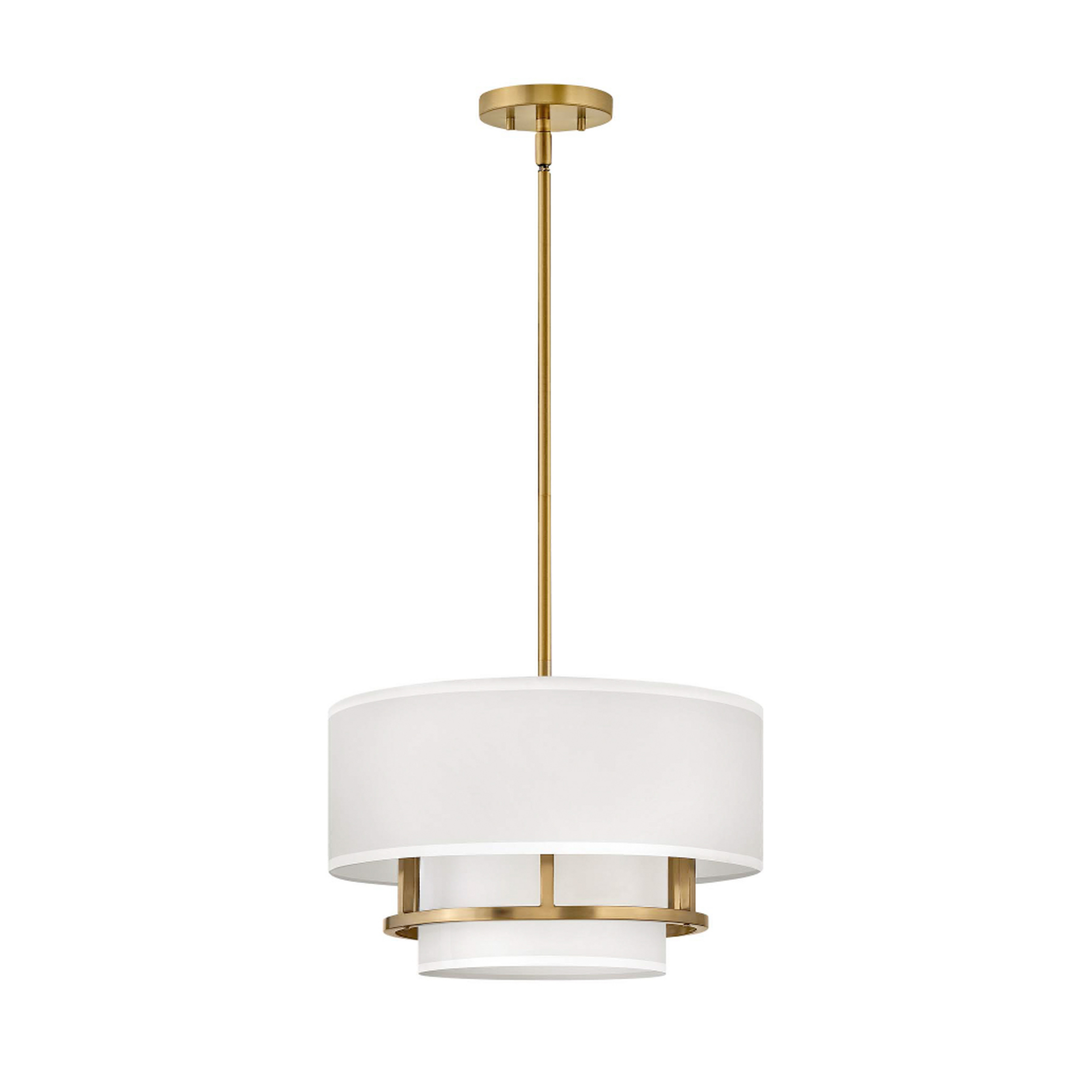 Závěsné svítidlo Graham Duo Mount 3 světla Ø 40,6 cm, mosaz