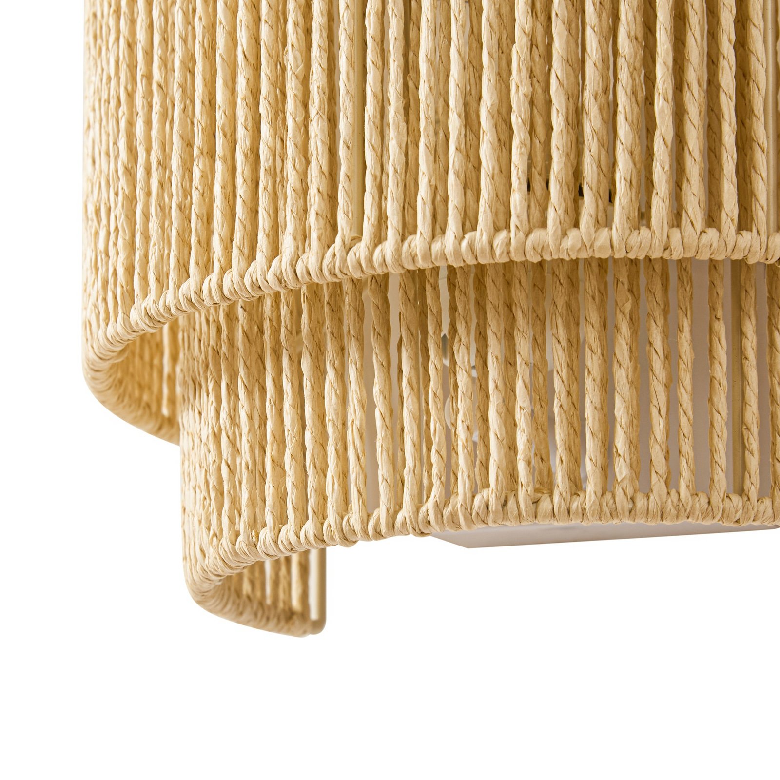 Anuva Wandleuchte, naturfarben, Höhe 25 cm, Papier - Lindby Anuva Wandleuchte, naturfarben, Höhe 25 cm, Papier - Lindby