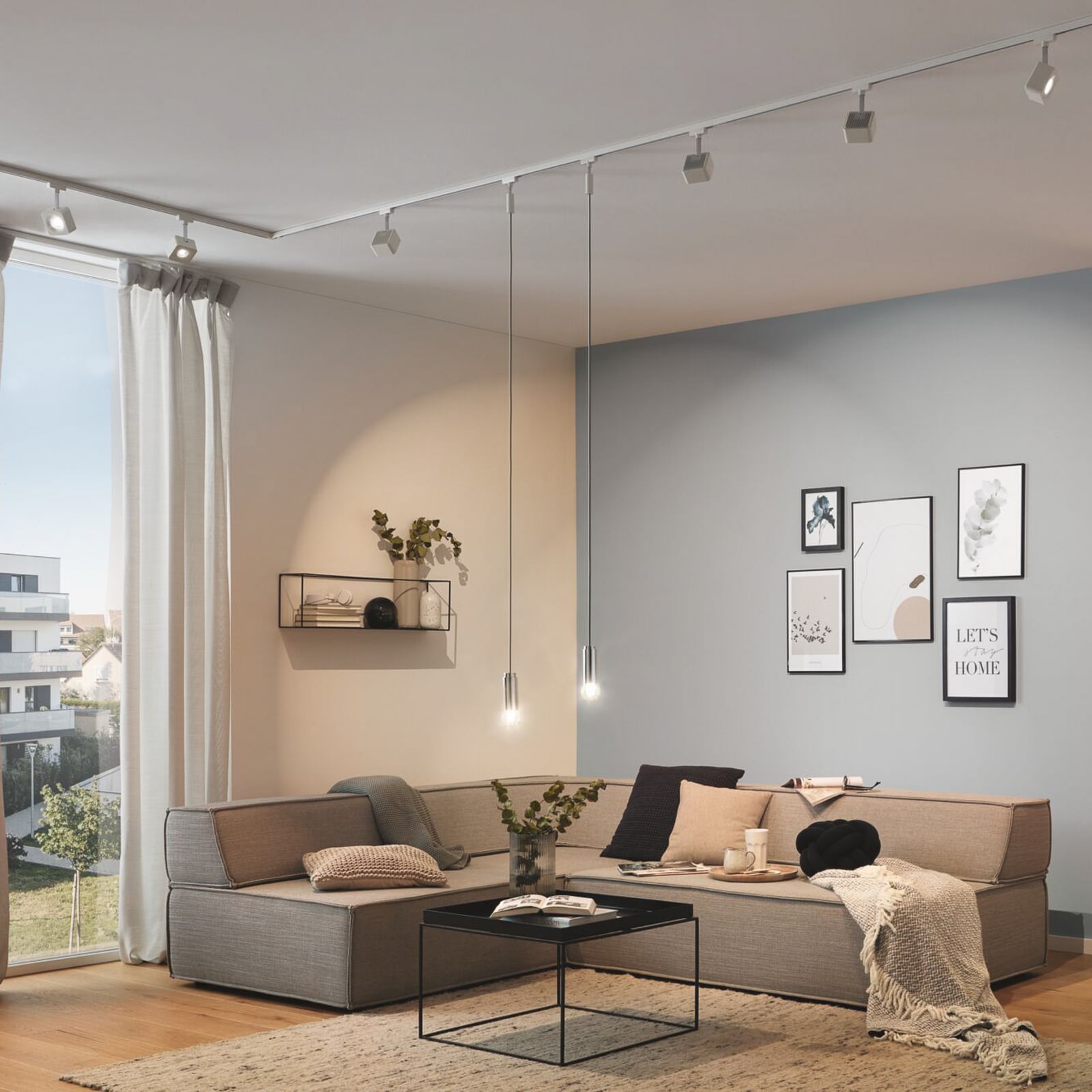 Paulmann URail elektros bėgis, signalinis baltas, ilgis 1 m, aliuminis