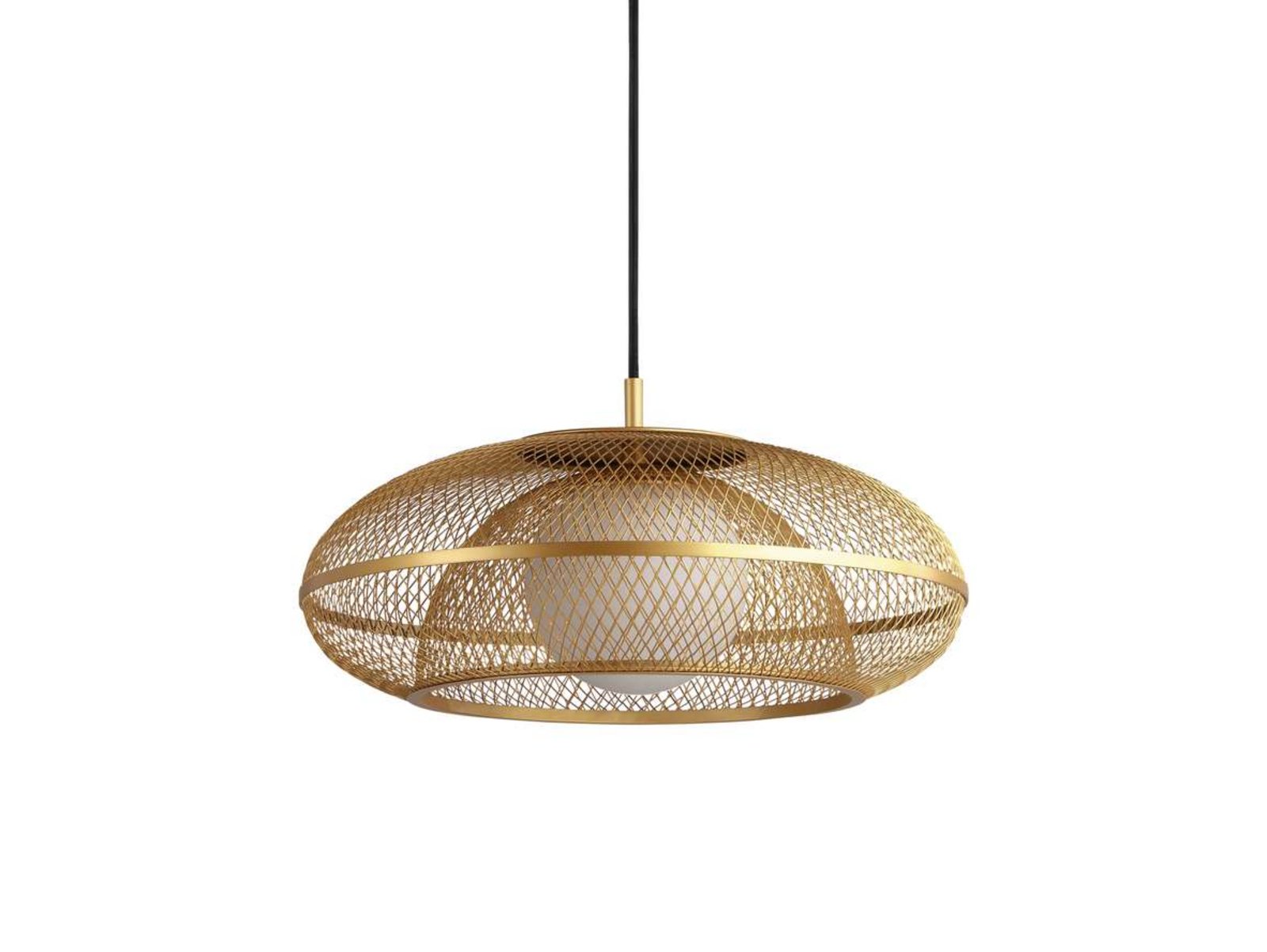 Faraday Závěsná Lampa M Brushed Brass - UMAGE