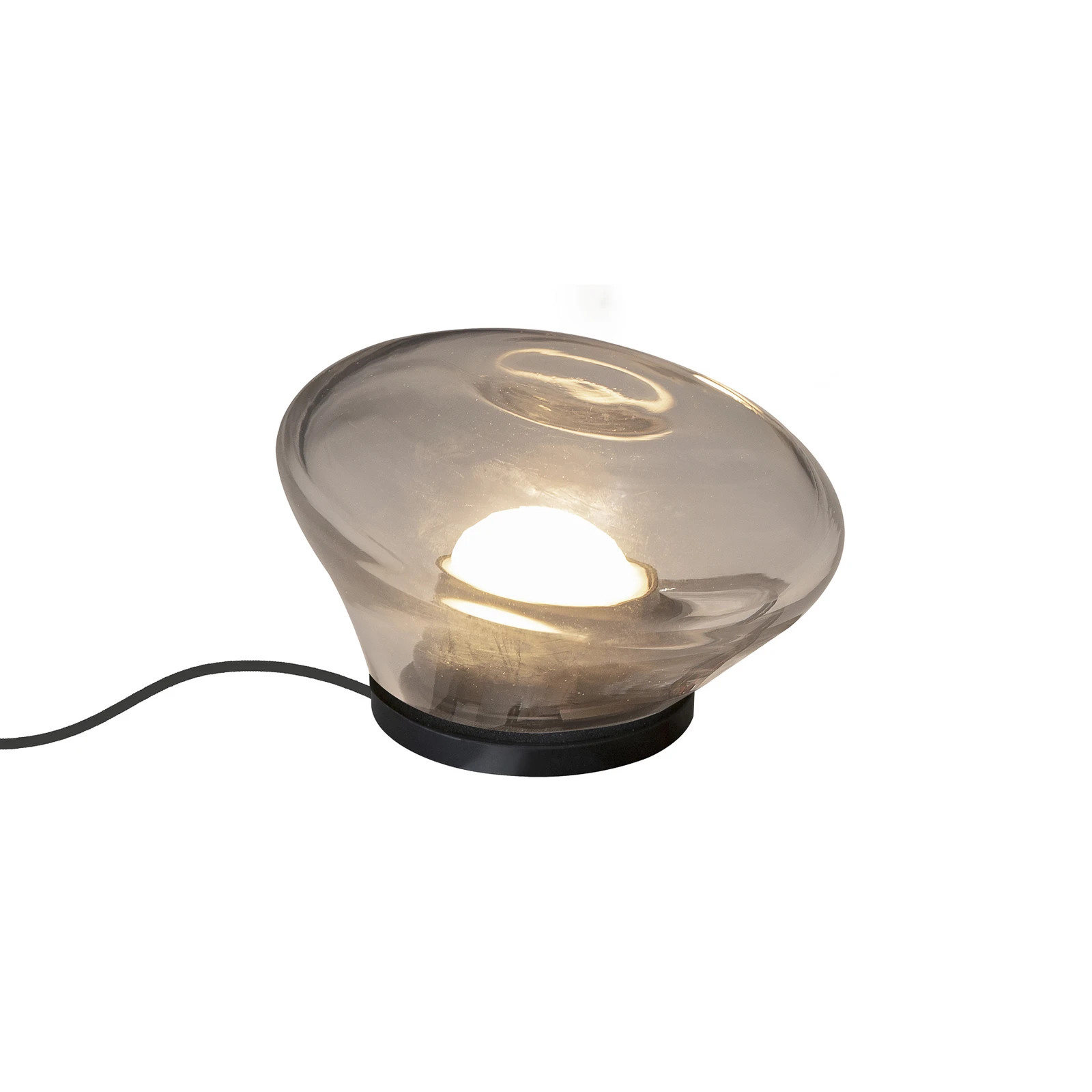 Karman Agua de mesa LED Ø13cm vidrio transparente