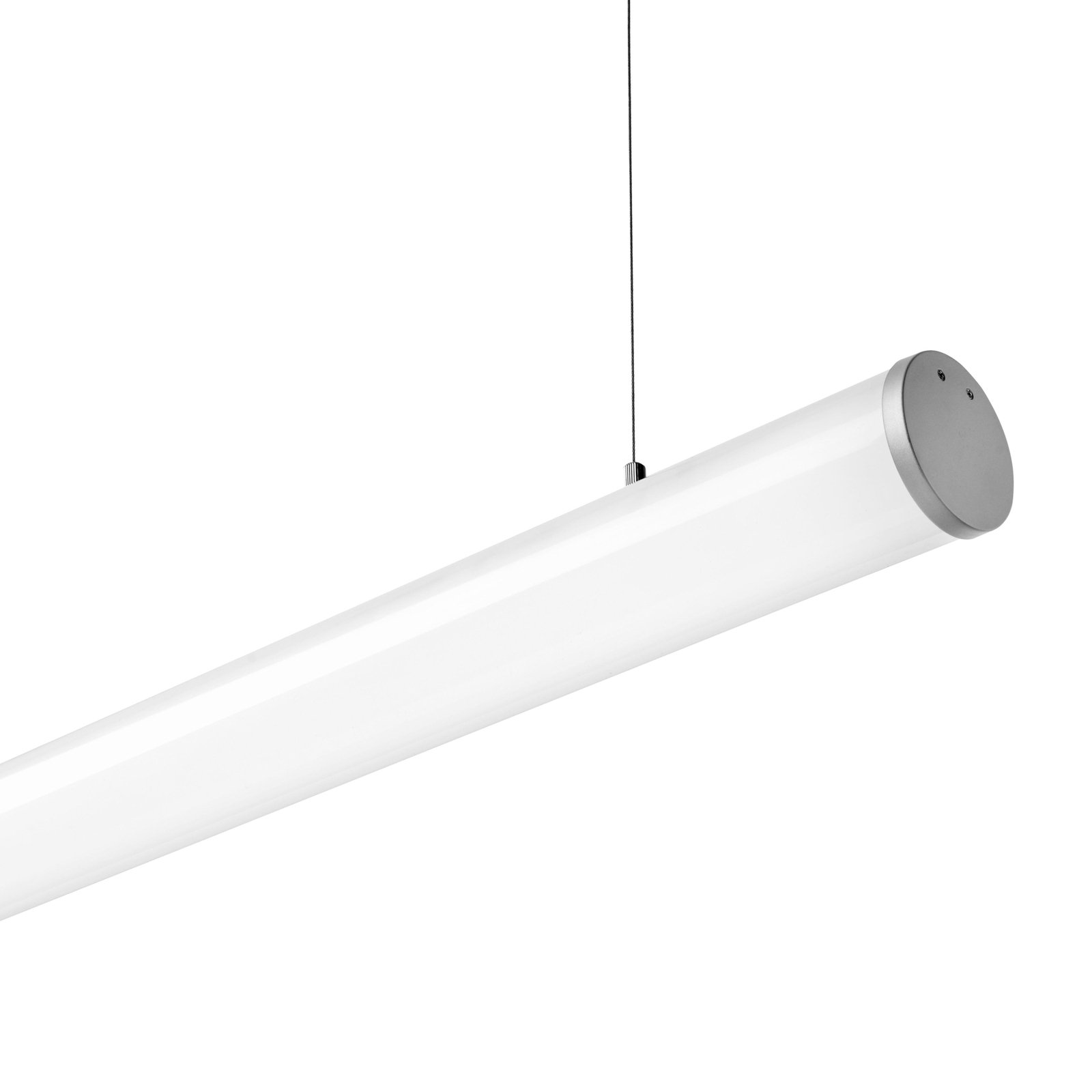 Pirgos LED pendant light, 100 cm long, not dimmable, white