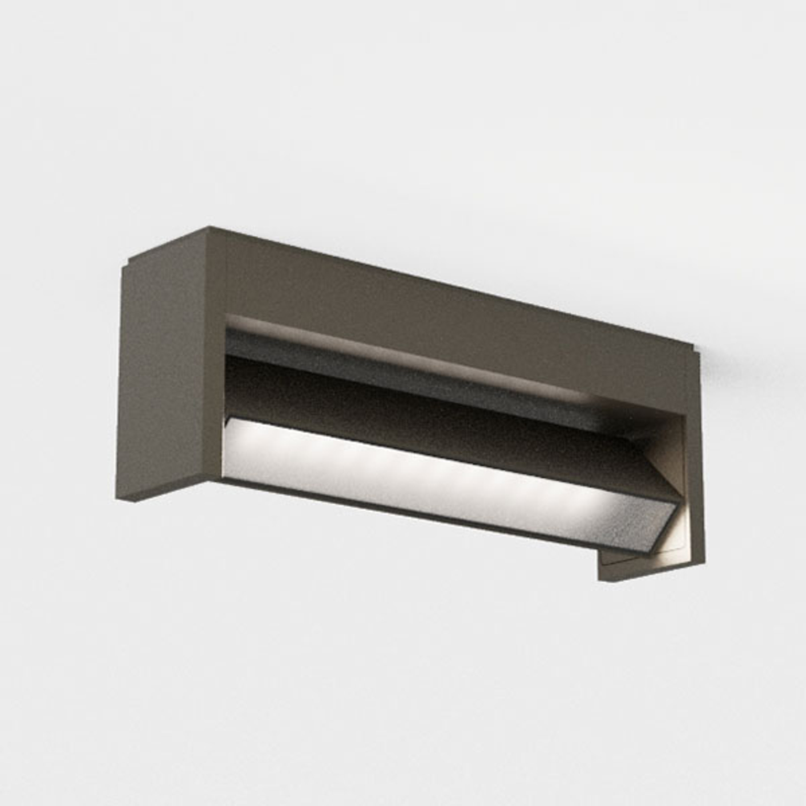 IP44.de Slat One LED-Außenwandleuchte, schwenkbar