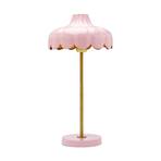 PR Home Wells stolní lampa růžová/zlatá