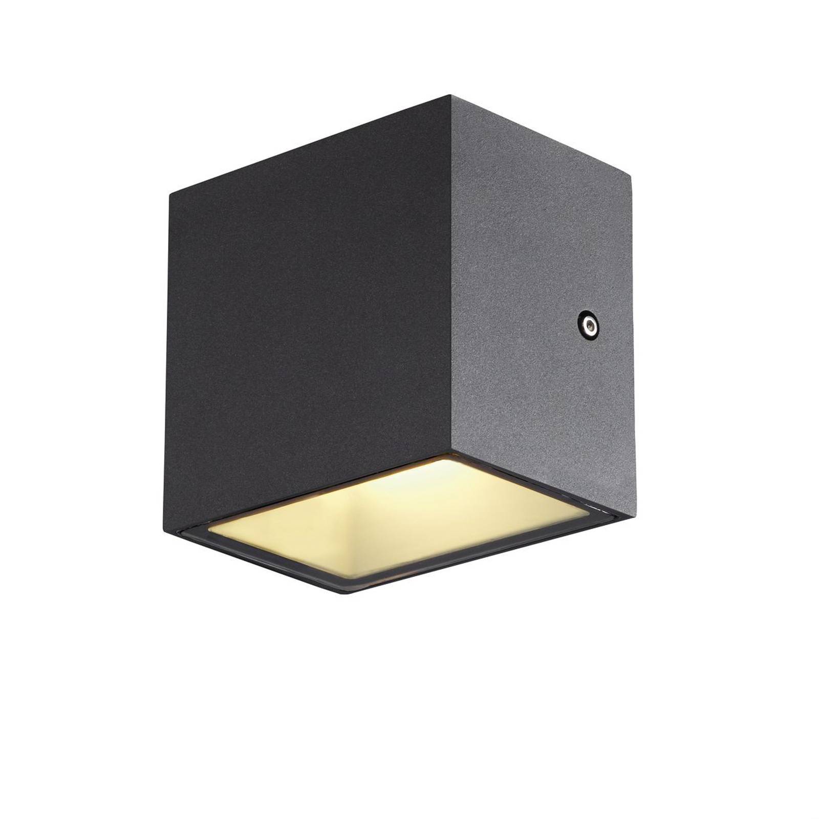 SLV Sitra Single -LED-ulkovalo, down, antrasiitti - moderni seinävalaisin ulos - ulkoseinävalaisin