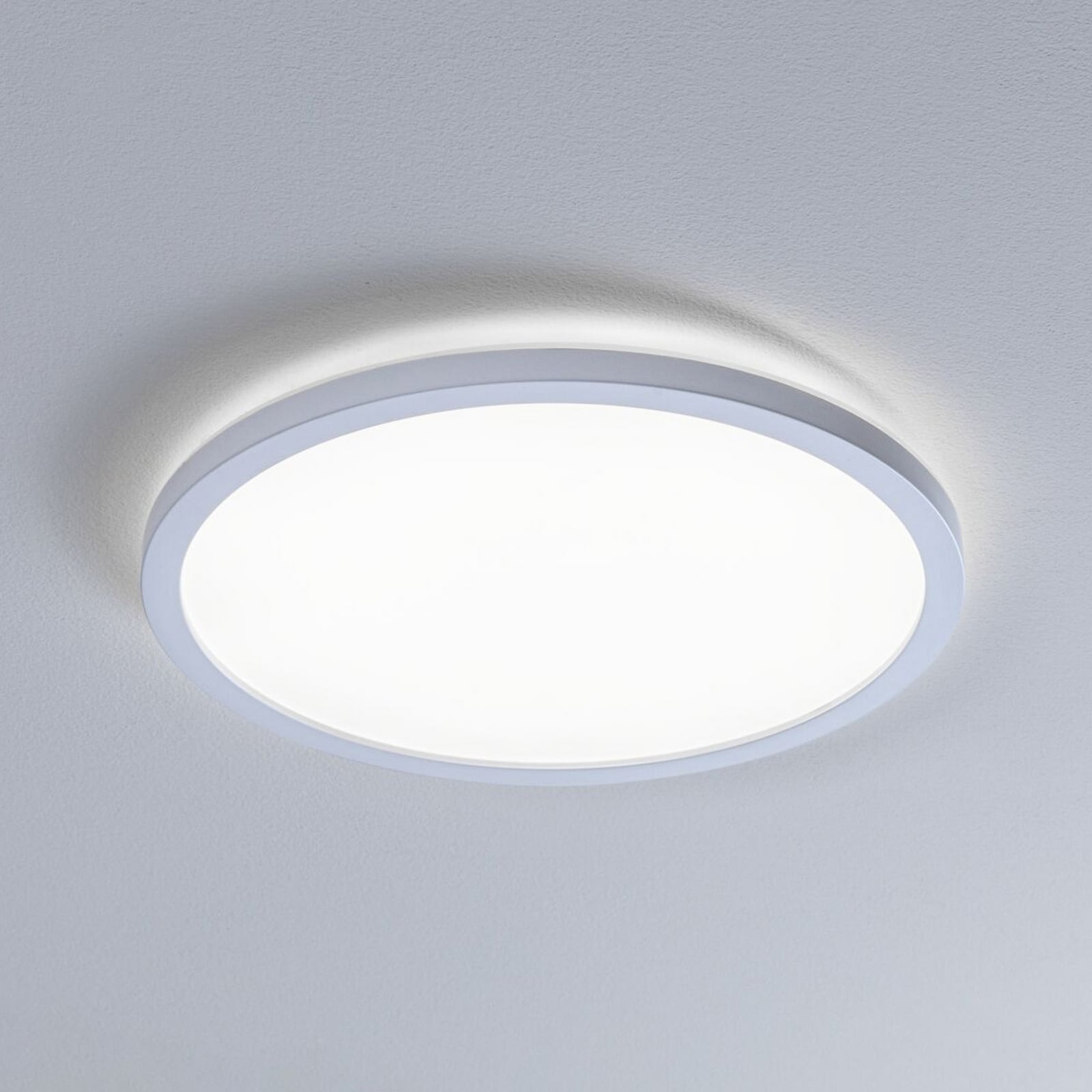 Panneau LED Paulmann Atria Shine, Ø 29 cm, blanc, IP44, 4000 K, marche/arrêt