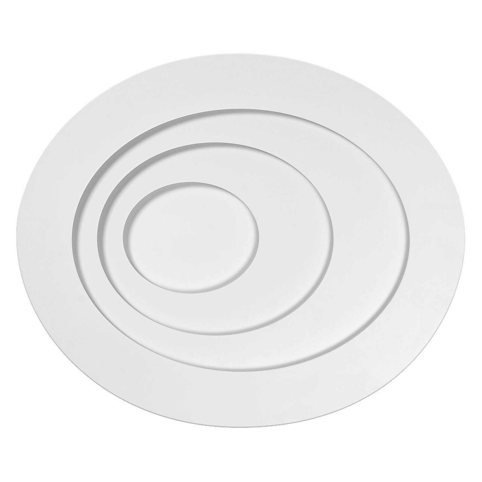OSRAM LED-Deckenleuchte ORBIS SPIRAL OVAL, Ø 36 cm weiß 27 W