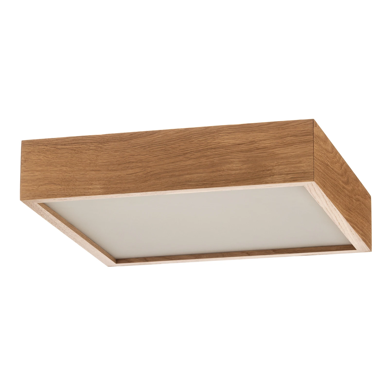 Plafonnier Quatro DR avec cadre en bois, 38,5cm
