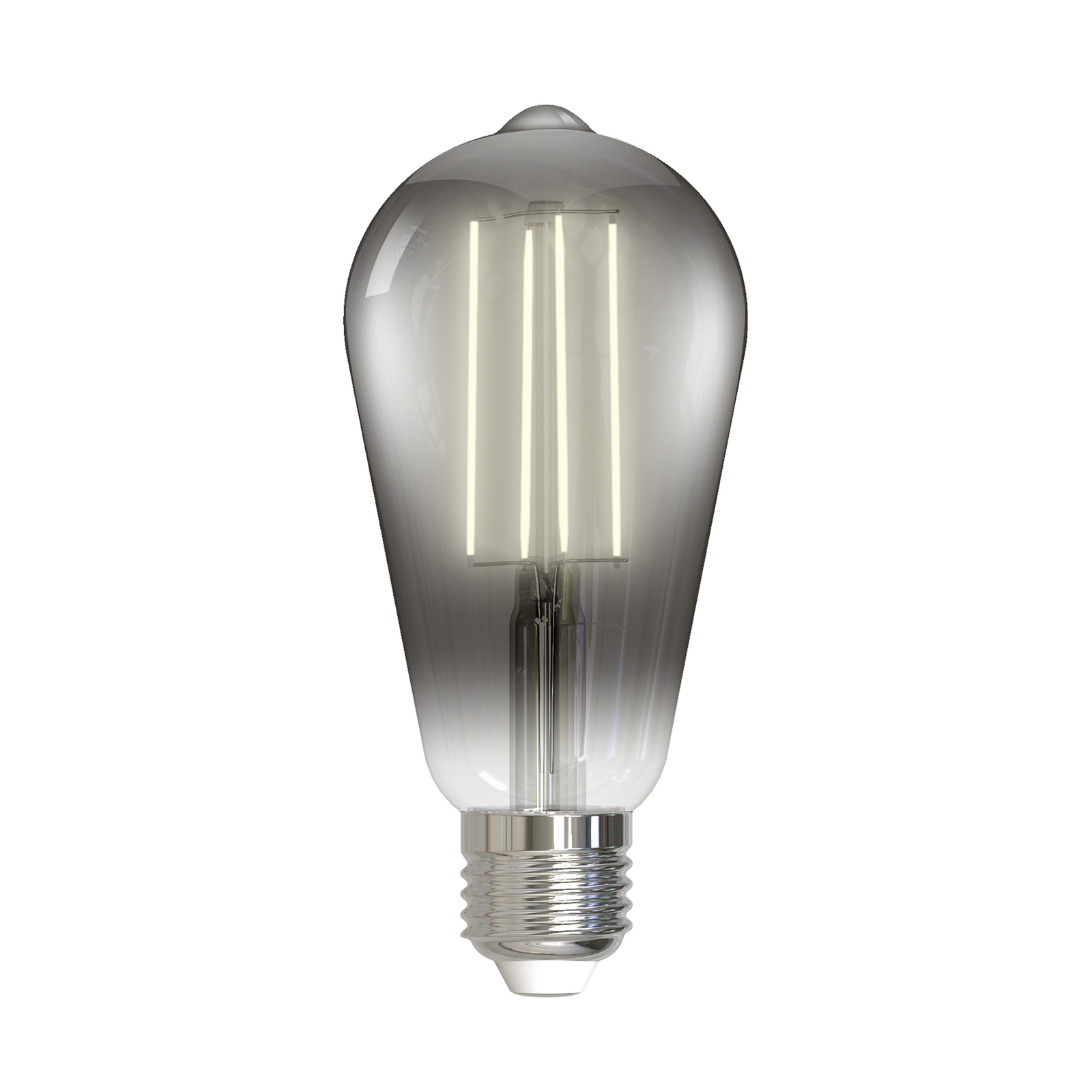Smart LED filament E27 ST64 rookgrijs WLAN 4,9W