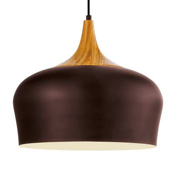 Obregon - formfuldendt hængelampe i brun