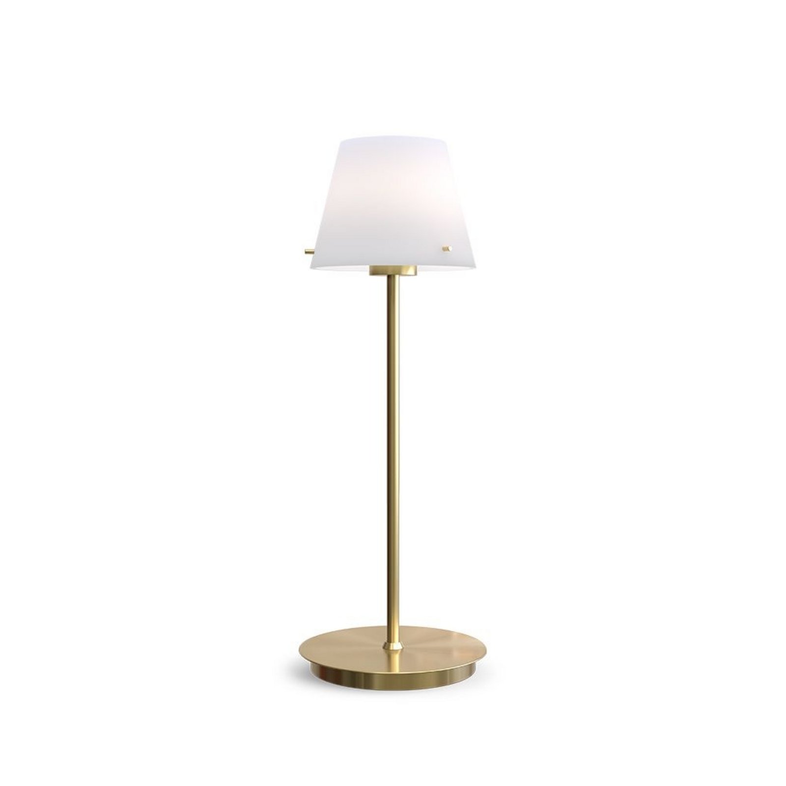 Gil Lámpara de Sobremesa Satin/Brass - Herstal