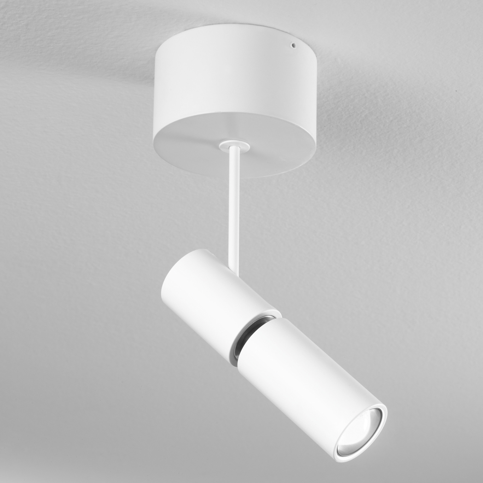 Reflektor LED Zooom XL z obudową natynkową, biały