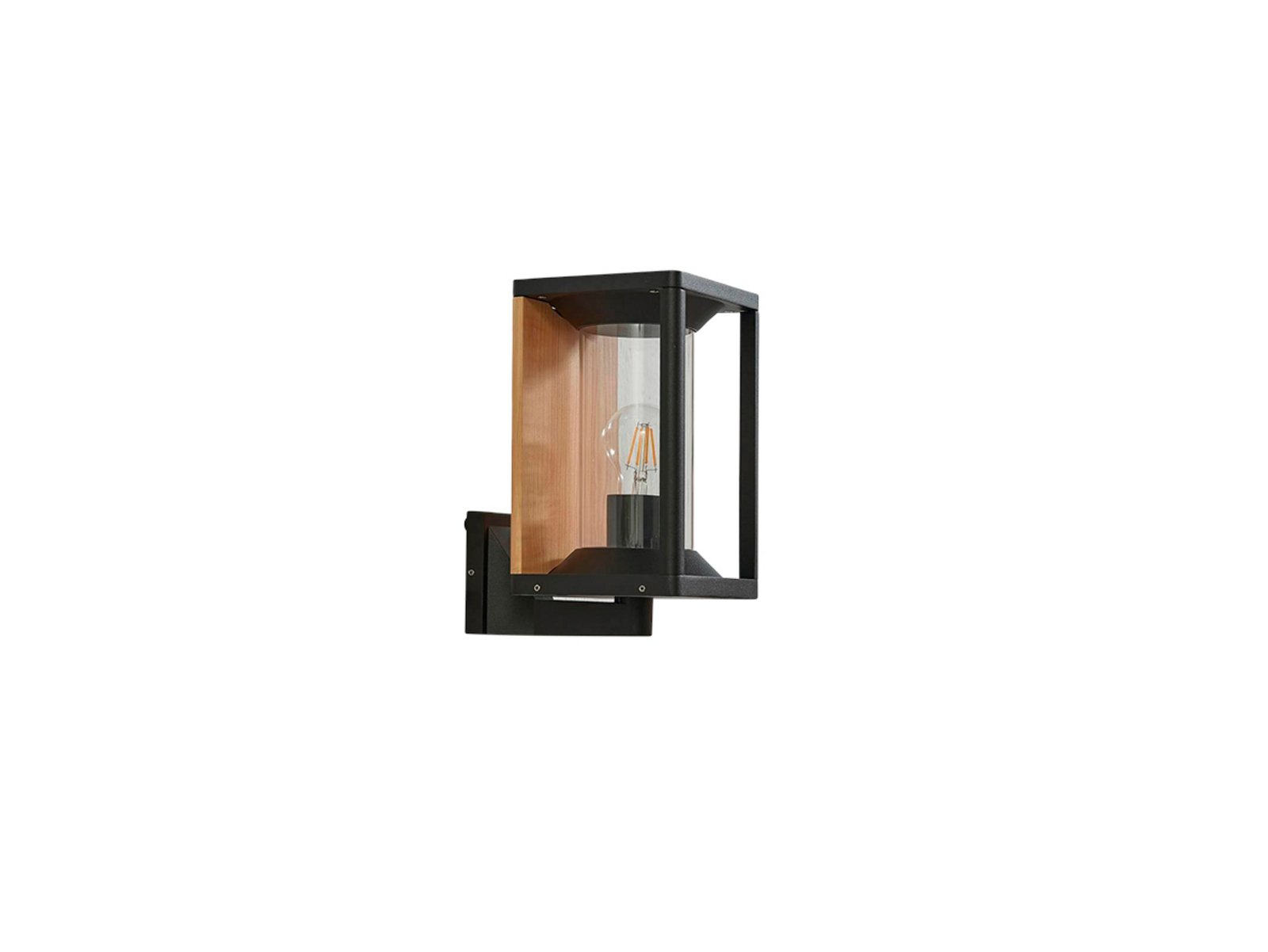 Candina Aplica de Exterior IP65 Negru - Lucande