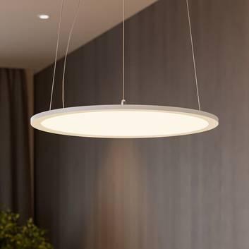 Prios Palino LED-Hängeleuchte, 40 cm, in Weiß