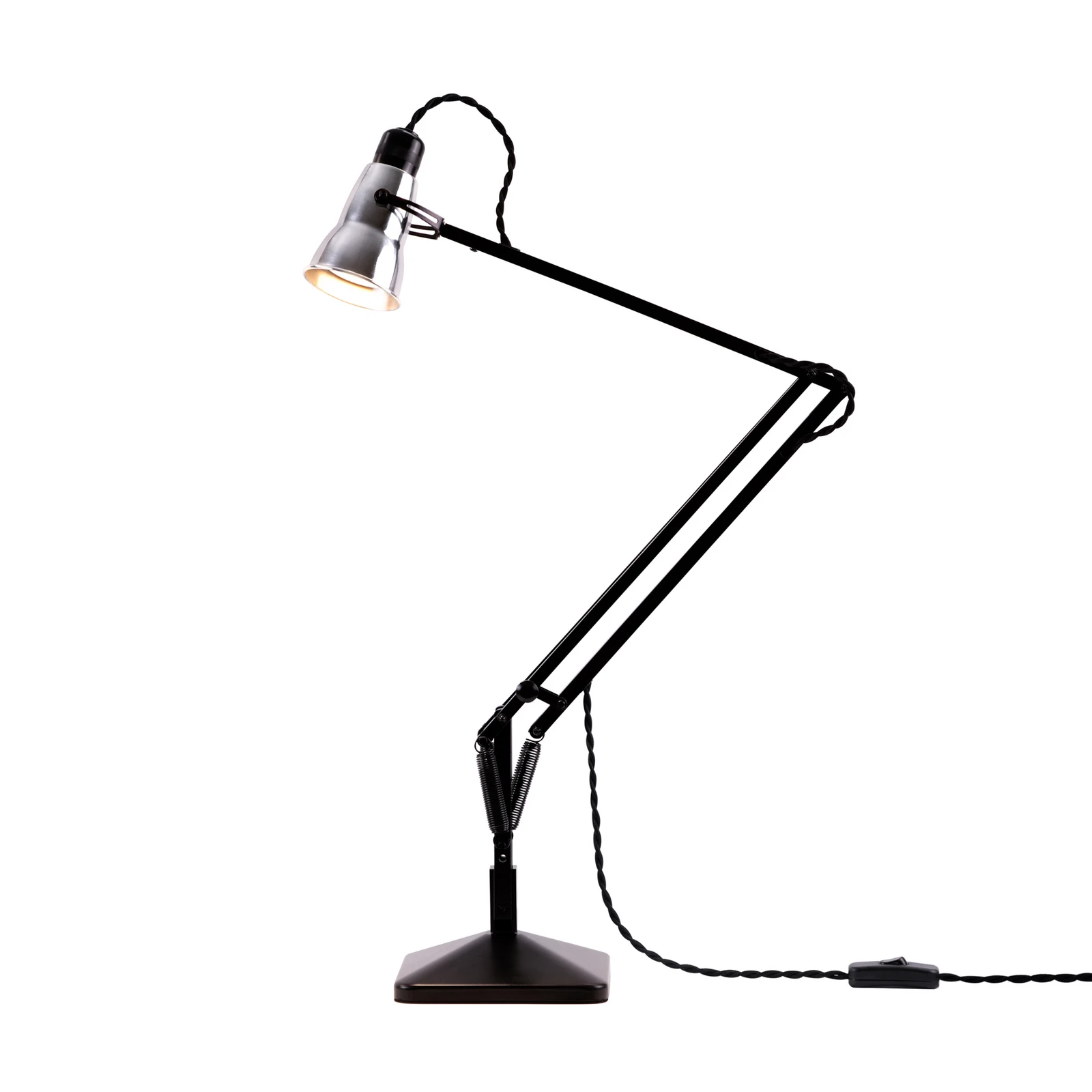 Anglepoise-bureaulamp Original 315, zilver/zwart