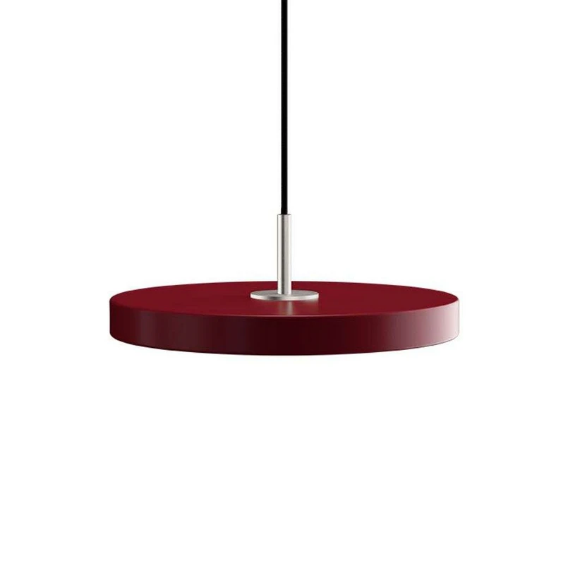 UMAGE - Asteria Suspension Mini Ruby Red/Steel Top