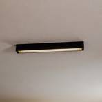 Ceiling lamp Straight black 62 cm
