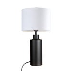 PR Home Stolní lampa Solo, černá/bílá, výška 55 cm, látka