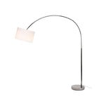 Fenda Bow Golvlampa Ø70 White/Chrome - SLV