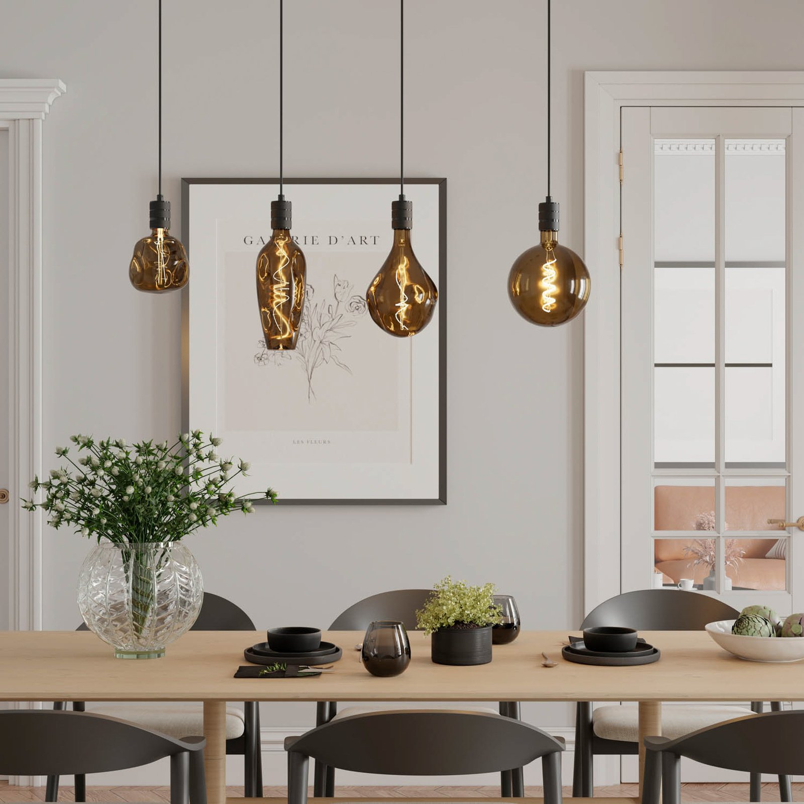 Calex XXL Organic Neo LED-Globe E27 4W G125 dimm