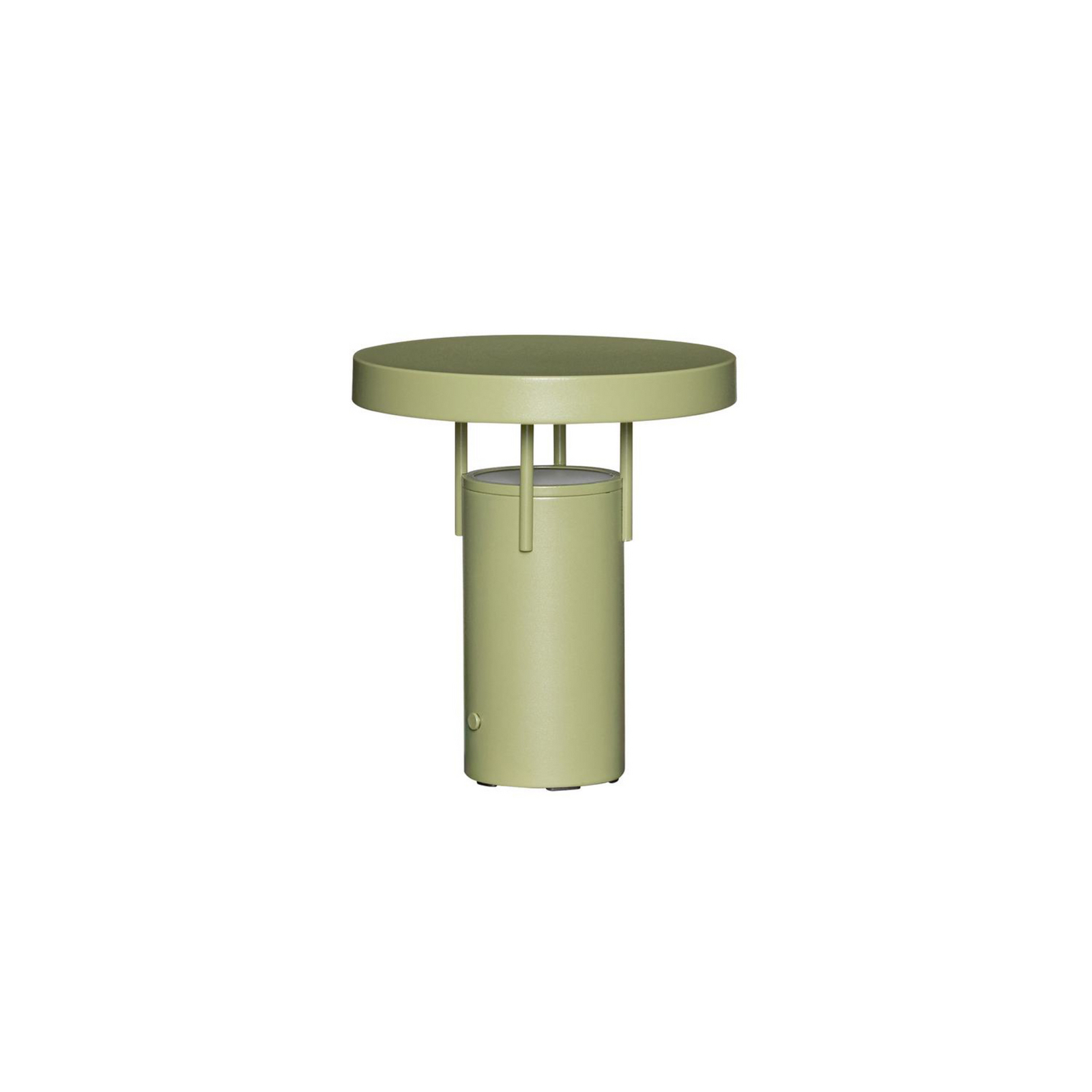 HÜBSCH LED-batteridrevet bordlampe BringMe Mini, grønn, høyde 20 cm