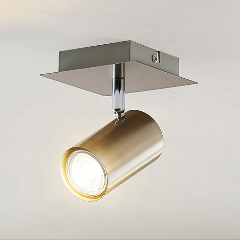 Lindby Joffrey Deckenstrahler, einflammig, nickel