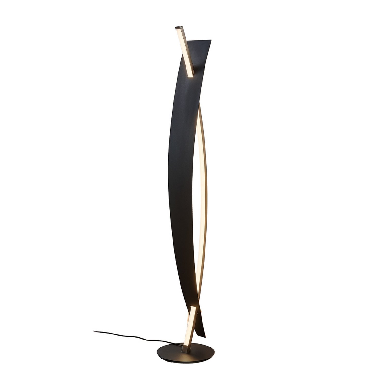 Marija Lampadaire Black/Gold - Lucande