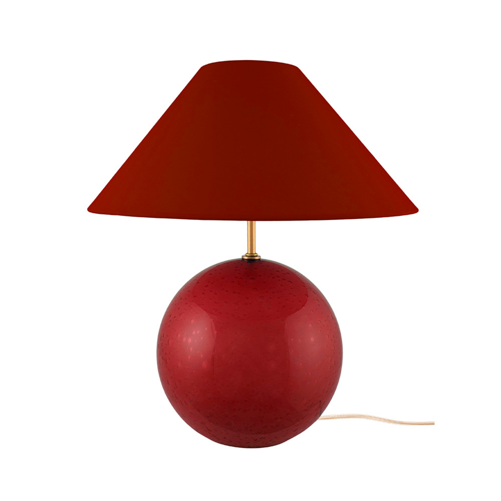 Iris 35 Candeeiro de Mesa Burgundy - Globen Lighting