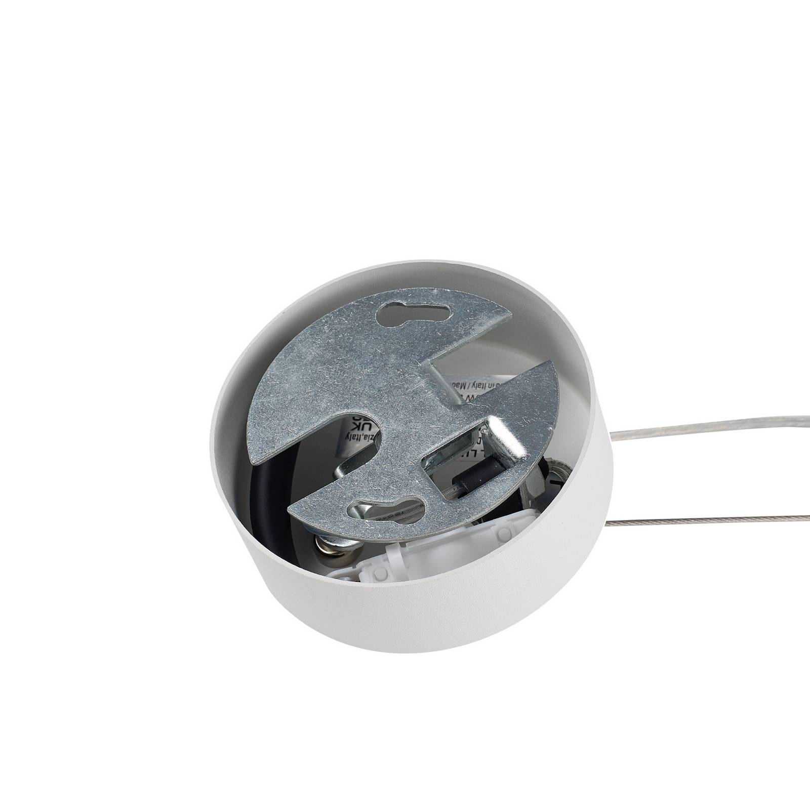 Ideal Lux Lampa wisząca Mapa, Ø 20 cm, szkło opalowe, kuliste