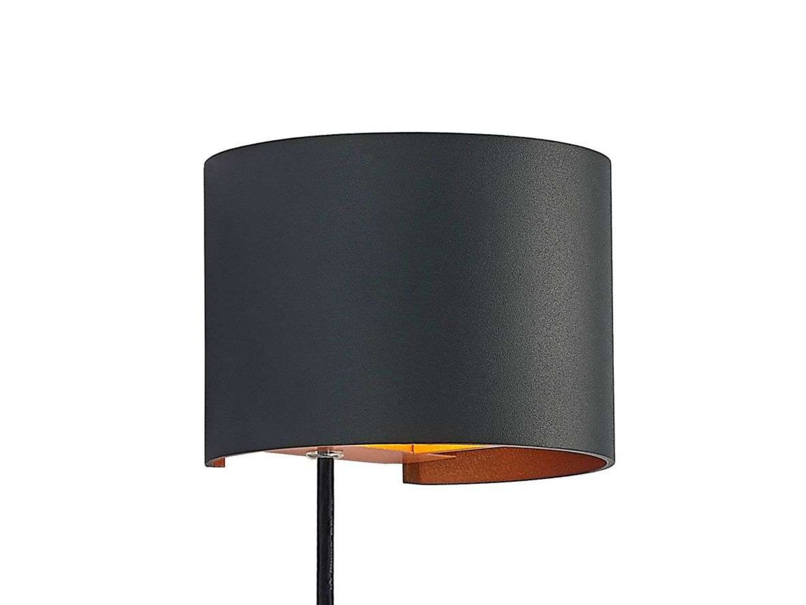 Zuzana Vägglampa Round Black - Arcchio