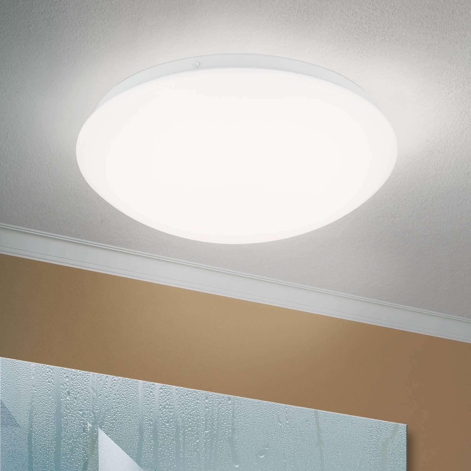 LED stropné svietidlo Nedo zakrivené, Ø 28,5 cm
