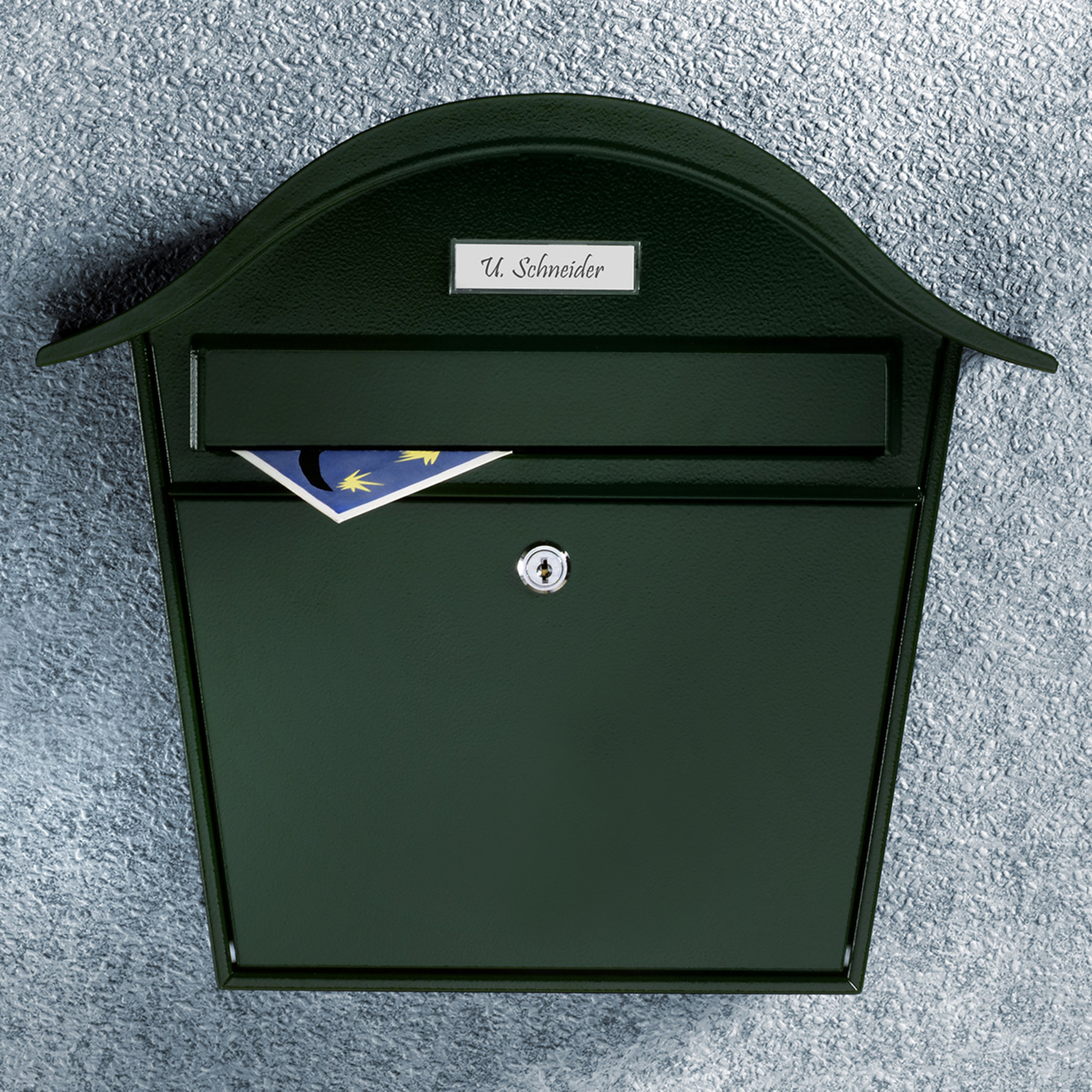Grønn postkasse Holiday 5842 i stål