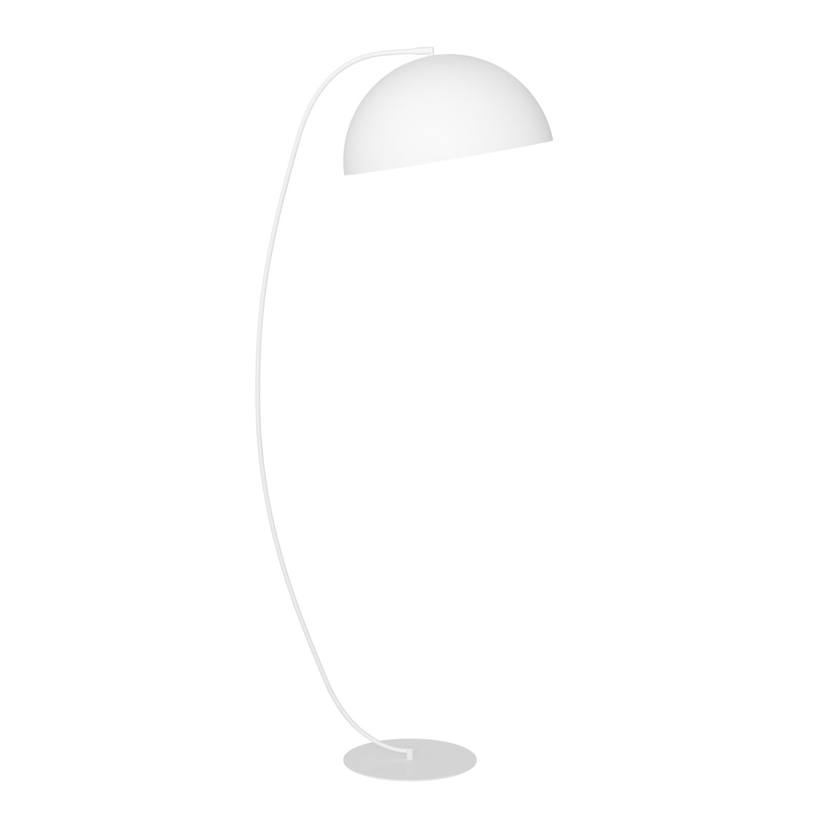 EMIBIG LIGHTING Lampadar Arcos alb înălțime 150 cm metal - Camera de zi / sufragerie - Modern