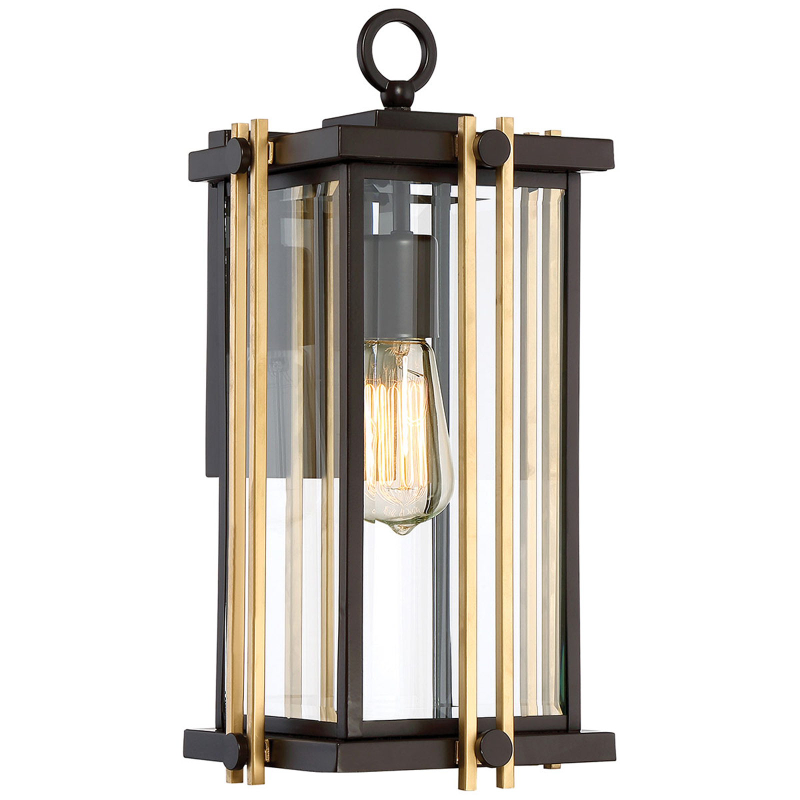 QUOIZEL Goldenrod medium outdoor wall light 41.3 cm, steel, E27, 100 W, energy efficiency: A++, W: 21 cm, H: 41.3 cm