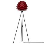 UMAGE Aluvia mini lampadaire noir/rouge rubis