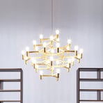 NEMO Crown Major hanging light 30-light gold lacquer.