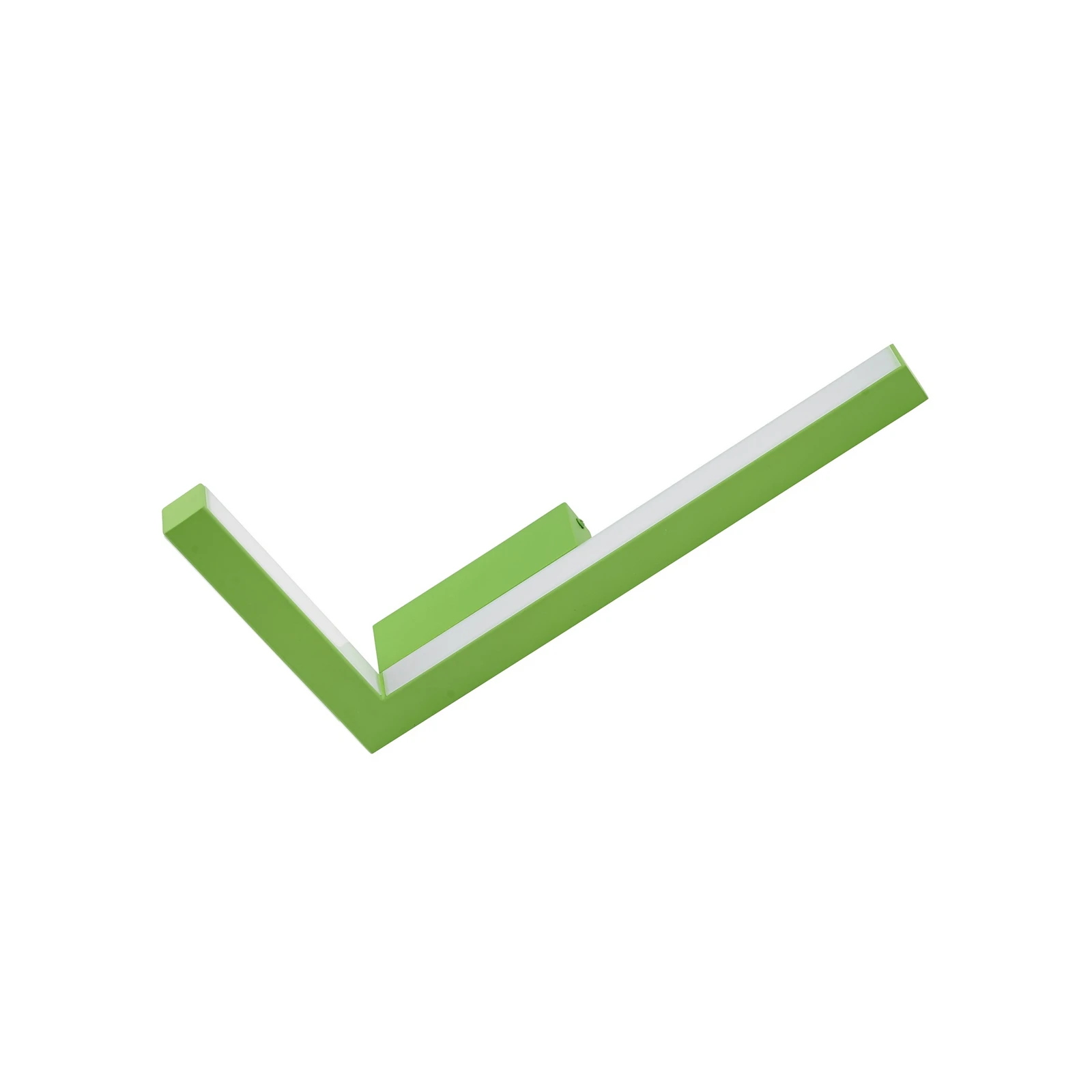 Lucande aplique de pared LED Check, verde, metal, CCT, atenuable