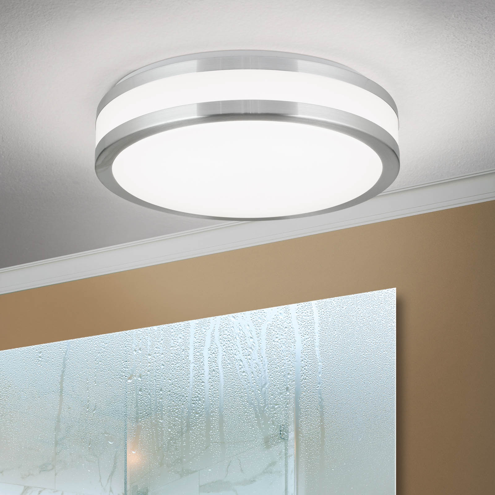 LED-loftslampe Nedo cylindrisk, Ø 28,5 cm