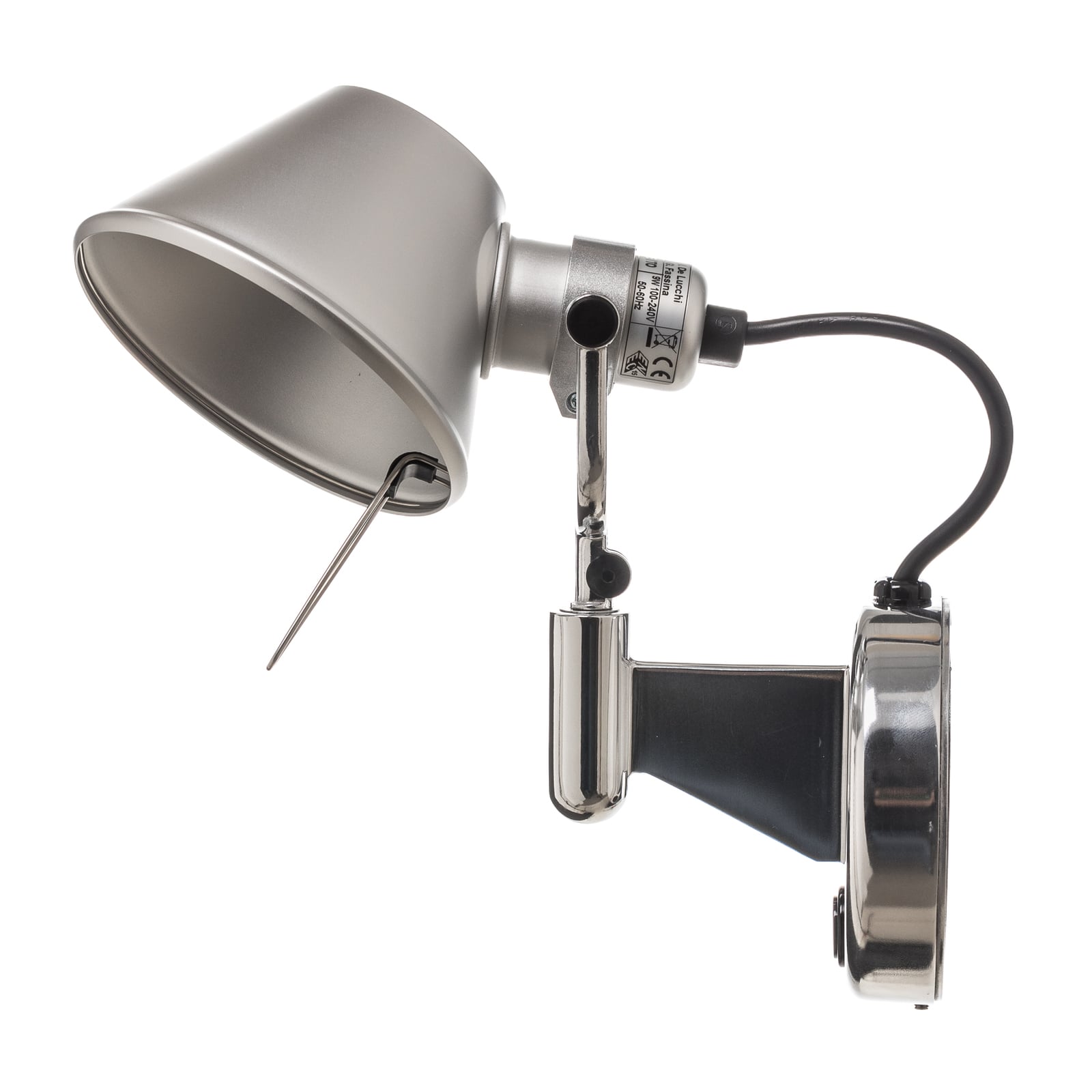 Tolomeo Micro Faretto LED-Wandlampe, 2.700K, grau - Artemide