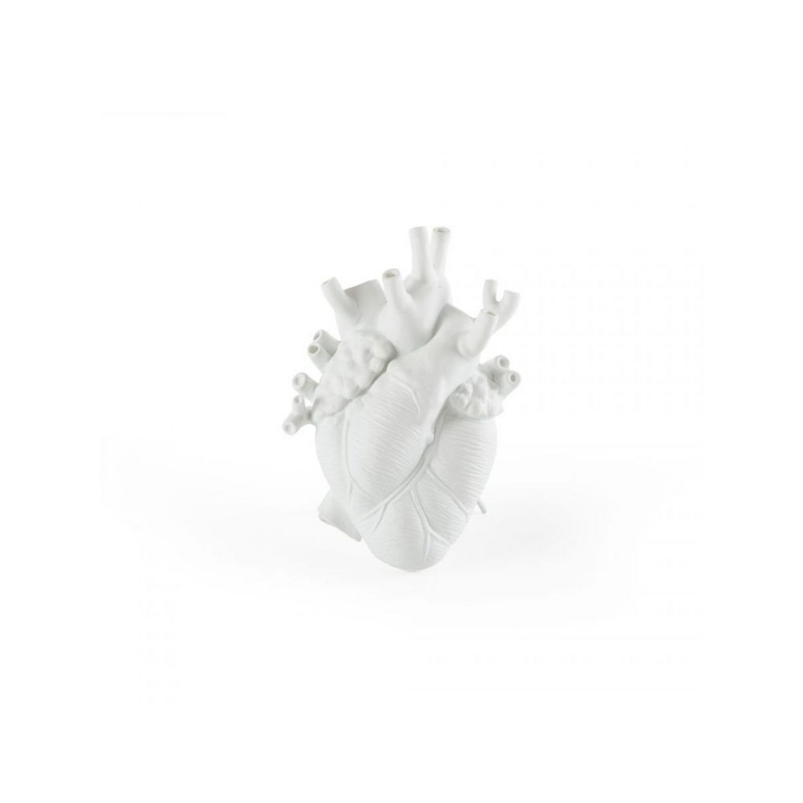 Love In Bloom Porcelain Heart Vase - Seletti