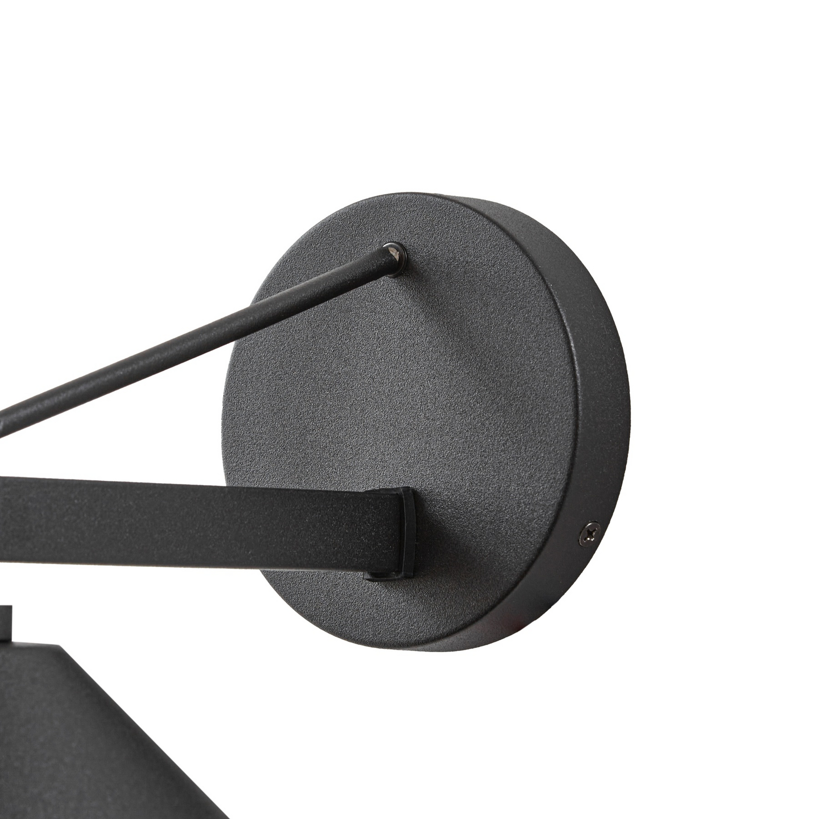 Lucande utomhusvägglampa Kiyogi, svart, 31 cm, E27, IP65