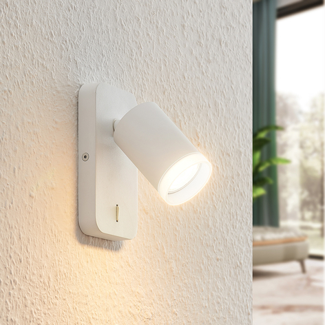 Arcchio Efilius takspotlight, kantig, vit, 1 lampa