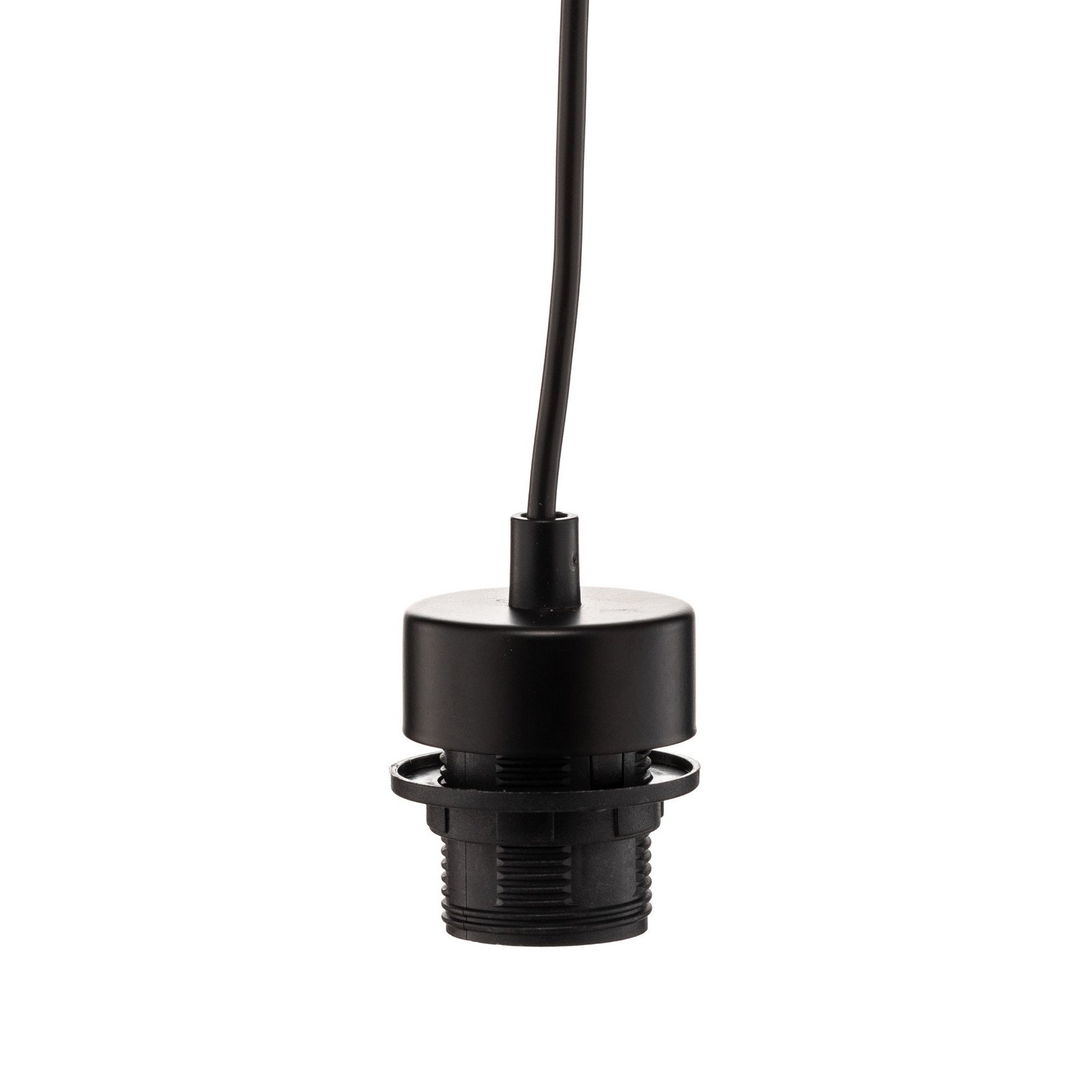 Luminex Lampă suspendată Arden fără abajur 1xE27 negru - Camera de zi / sufragerie - Metal