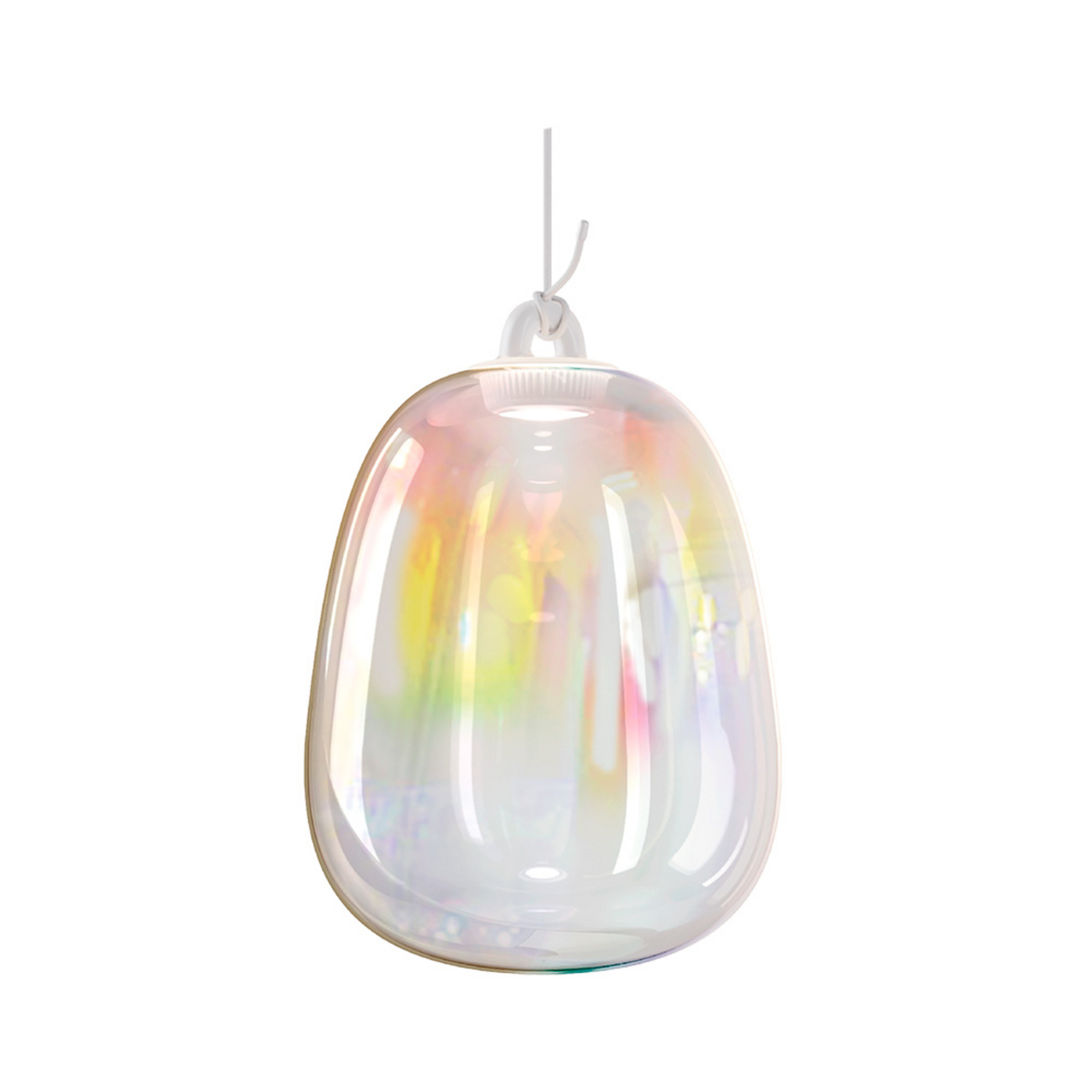 Oblò Suspension Large 2700K Rainbow/Blanc - Lodes