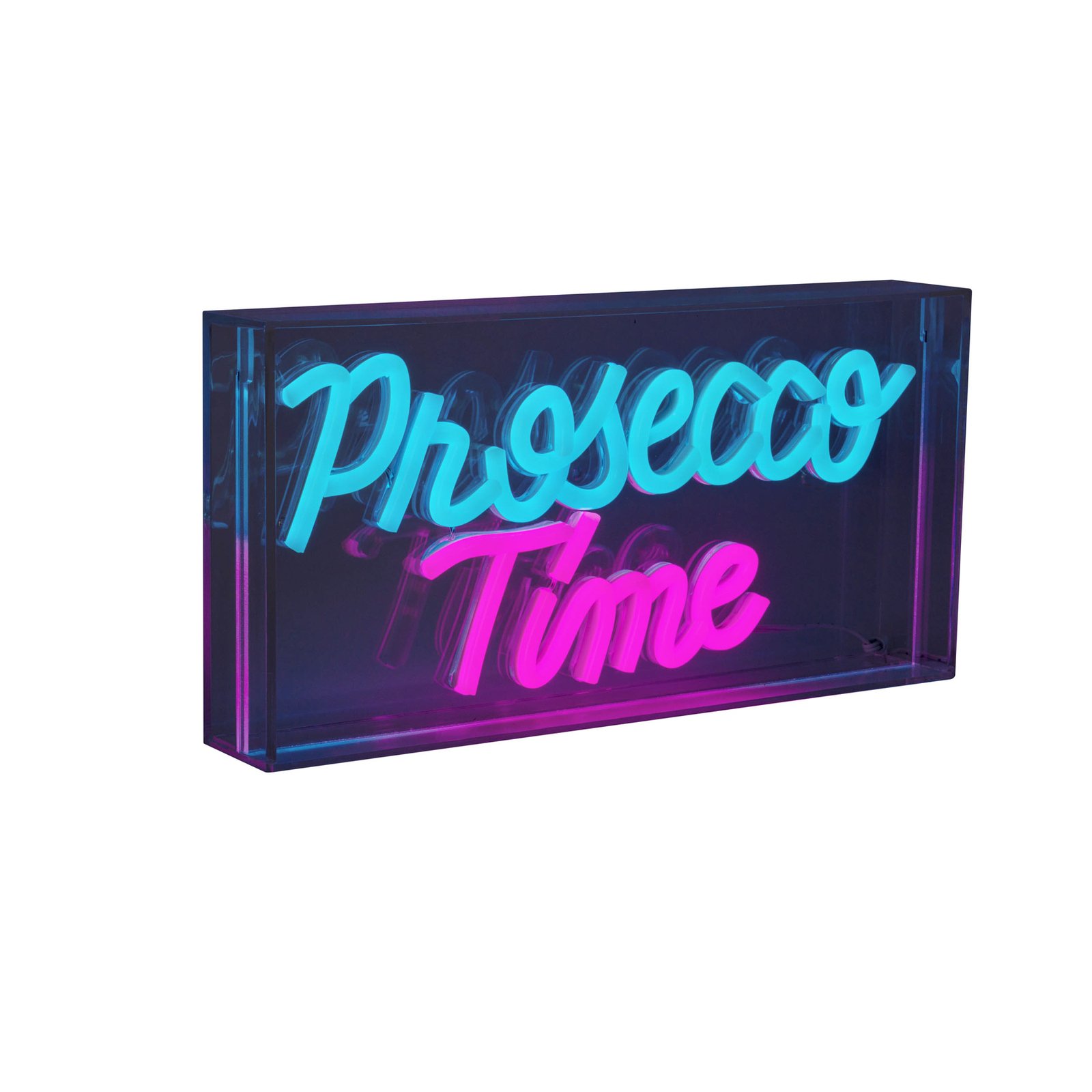 Nástěnné svítidlo LED Prosecco Time čiré 30x15 cm plast USB RGB