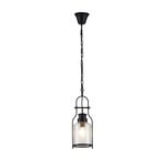 Rozalie Suspension Clear/Black - Lindby