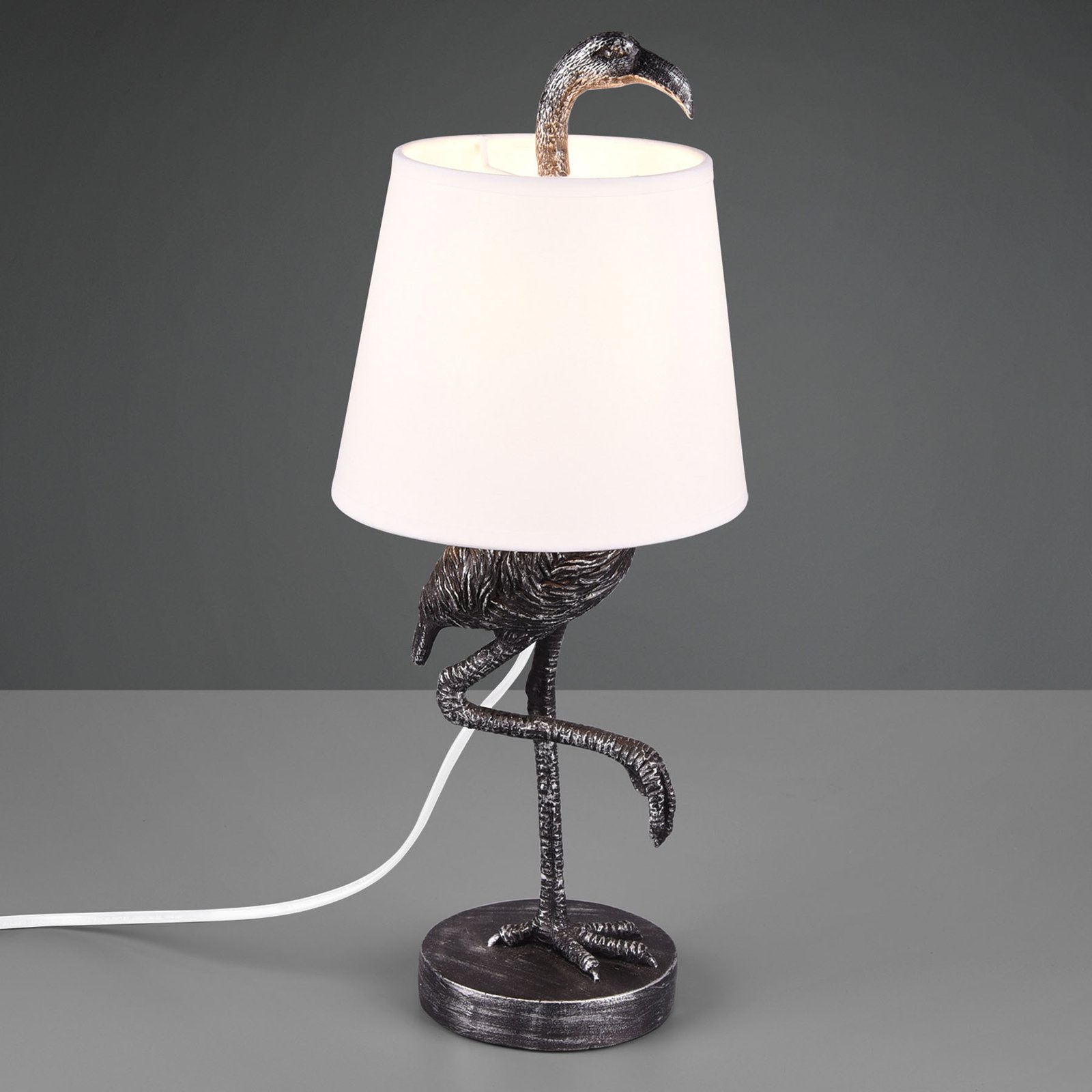 Tischleuchte Lola mit Flamingo-Figur