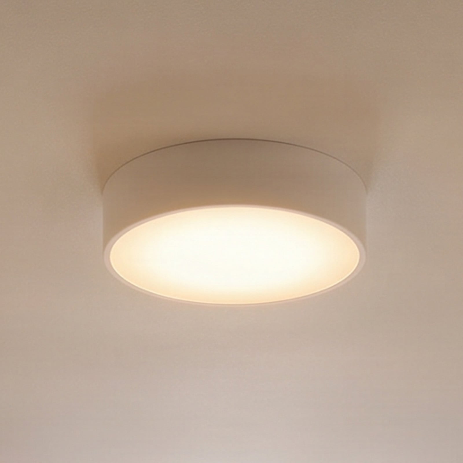 Taklampa Cleo, &Oslash; 30 cm, IP20, vit, metall, E27 TEMAR LIGHTING - Vardagsrum - Modern - Rund