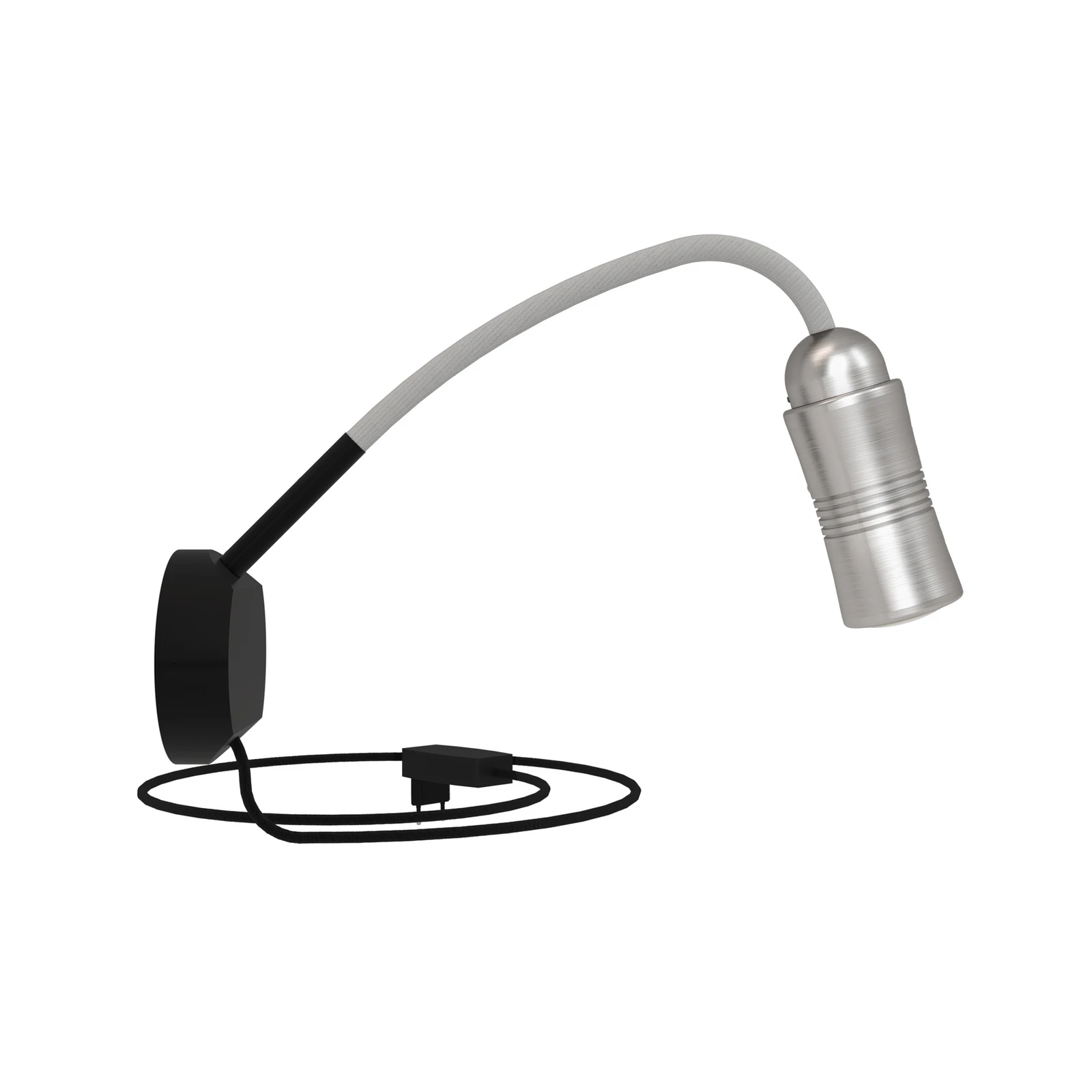 Neo! Flex Hotel II LED-Wandleuchte, alu/silber