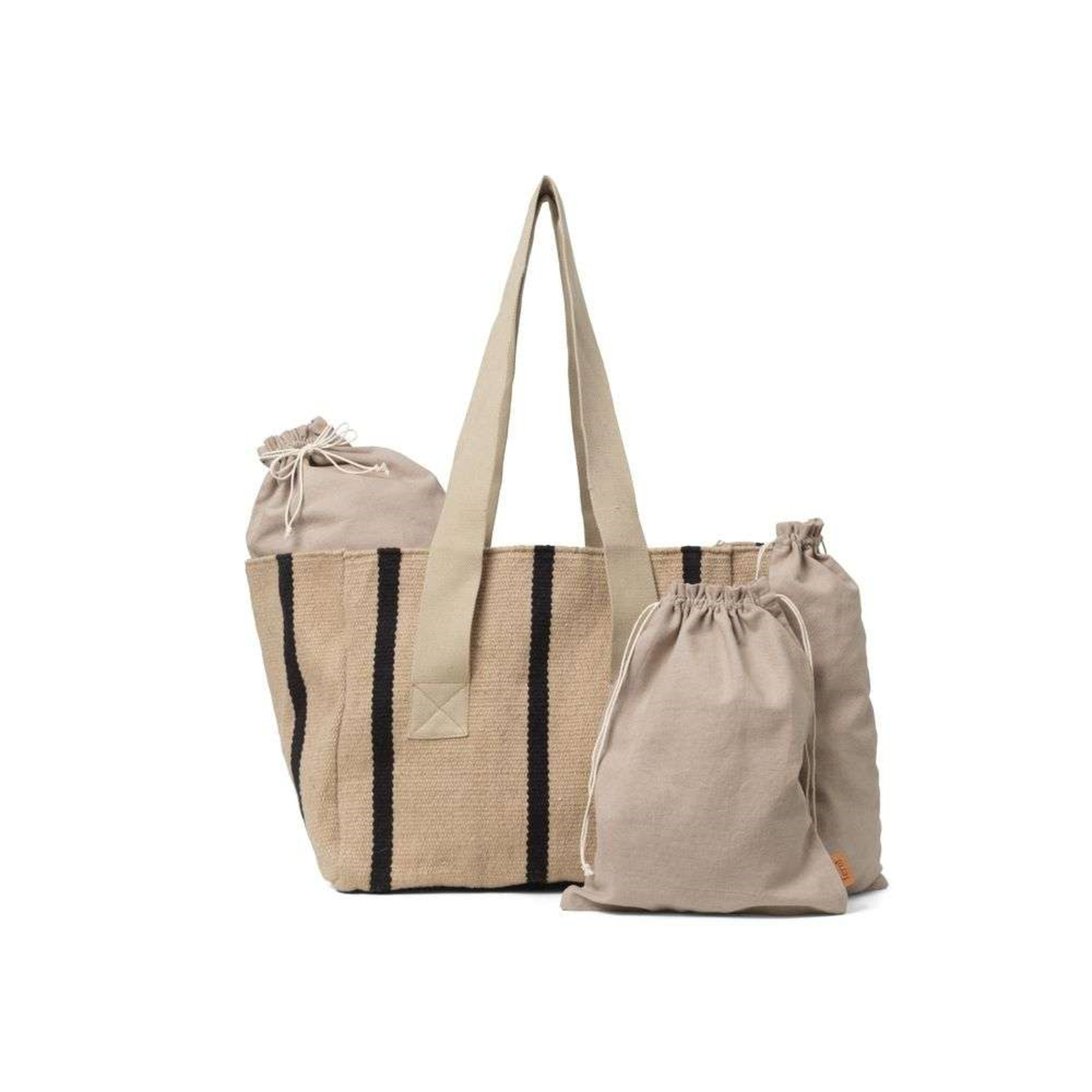 Yard Picnic Bag Sand/Black - ferm LIVING